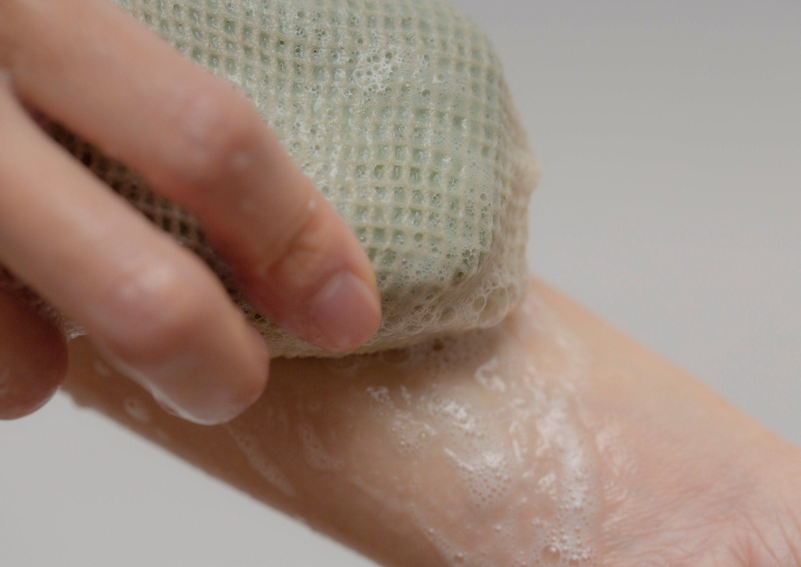 French Pink Clay Soap Bar + Soap Pouch Combo