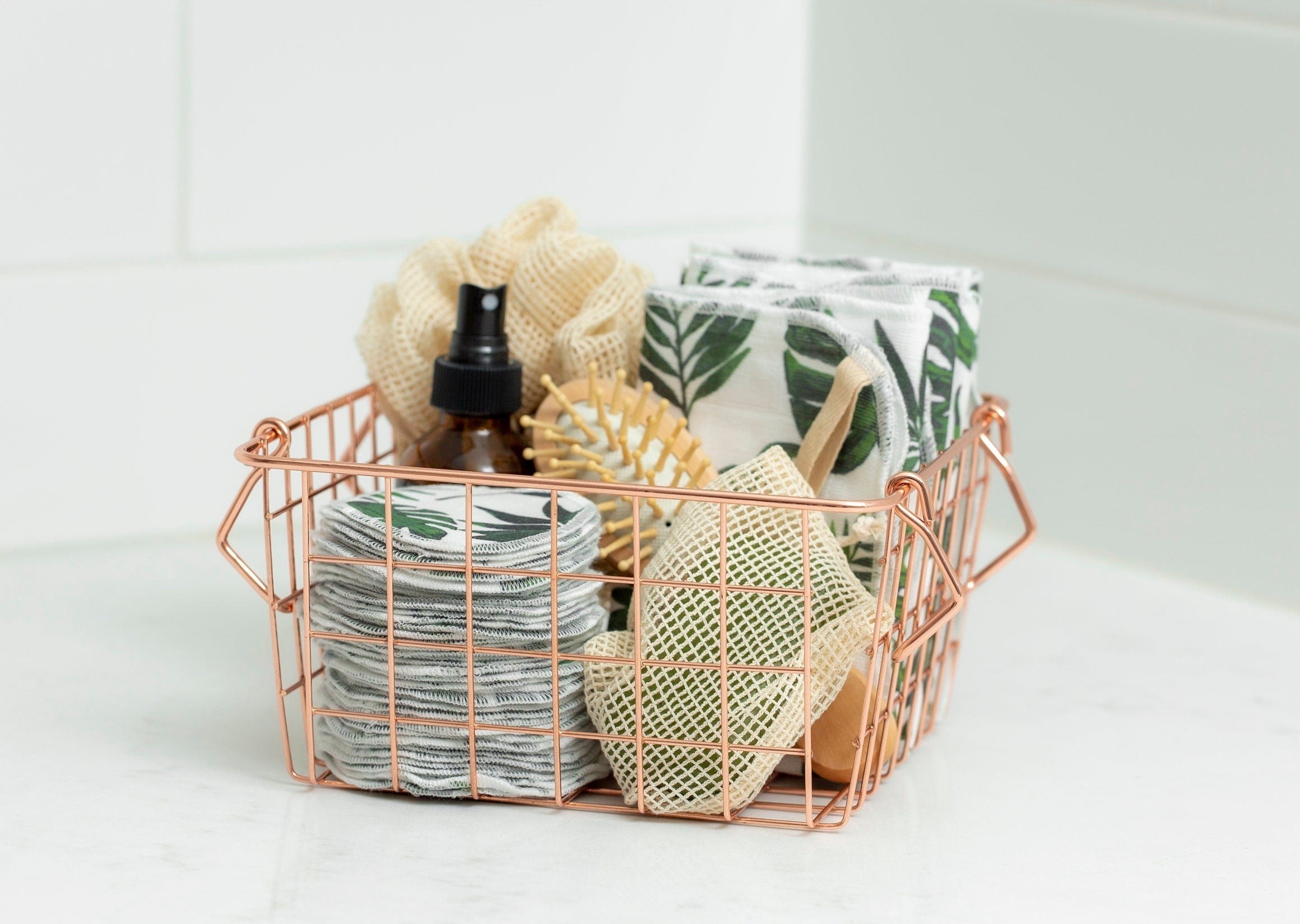 Muslin Face Cloth | Leafy Monstera