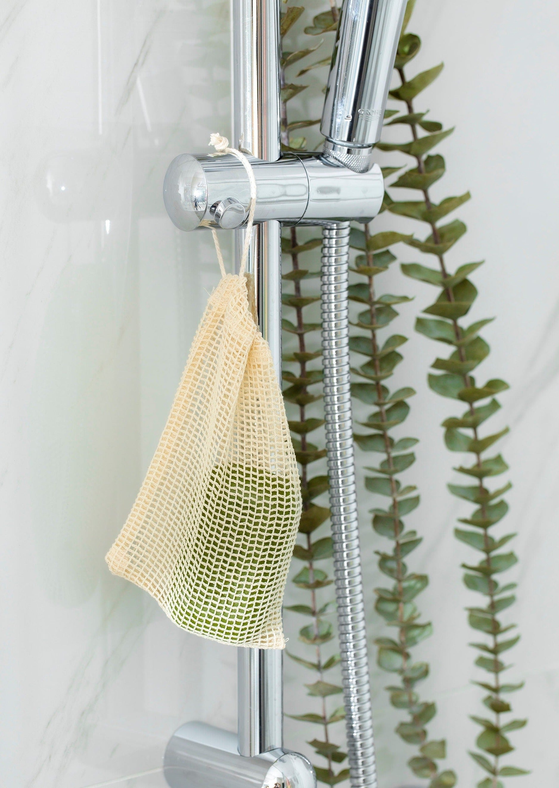 Green Clay and Spirulina Soap Bar + Soap Pouch Combo