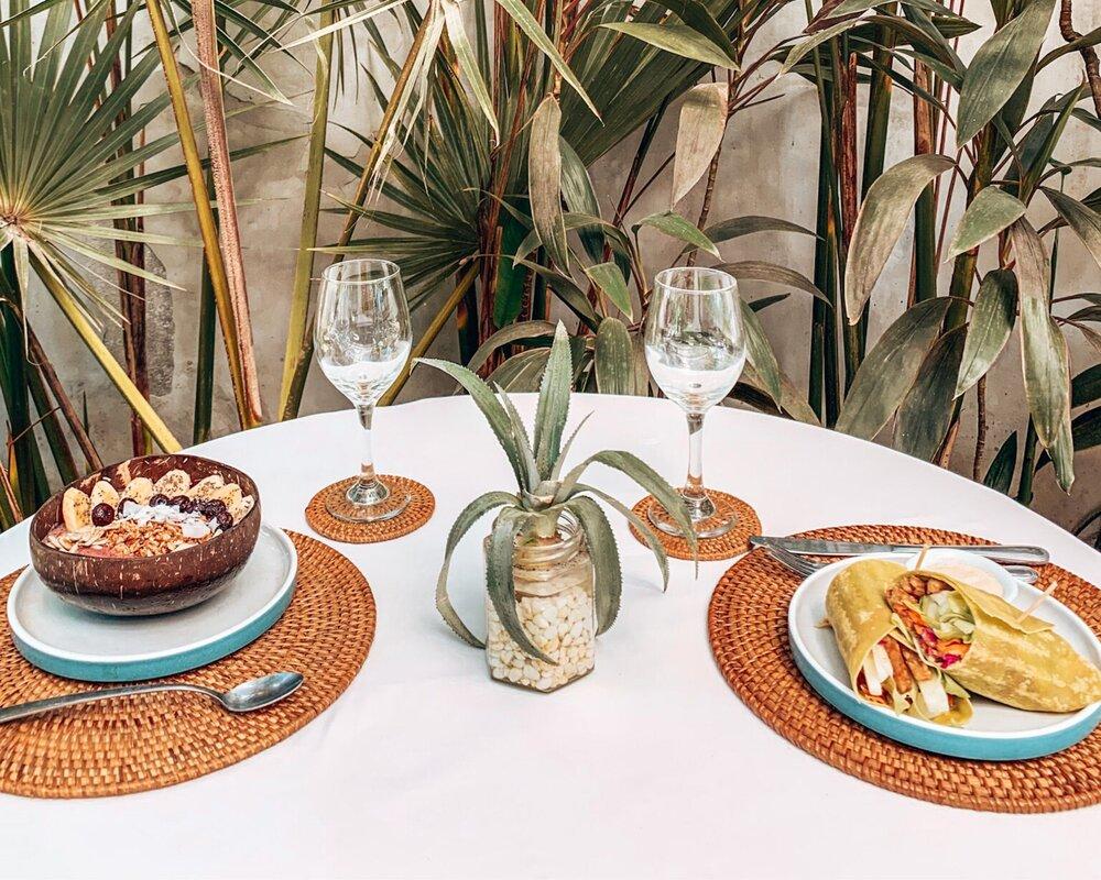 Rattan Placemat and Coaster Set | Natural Table Decor