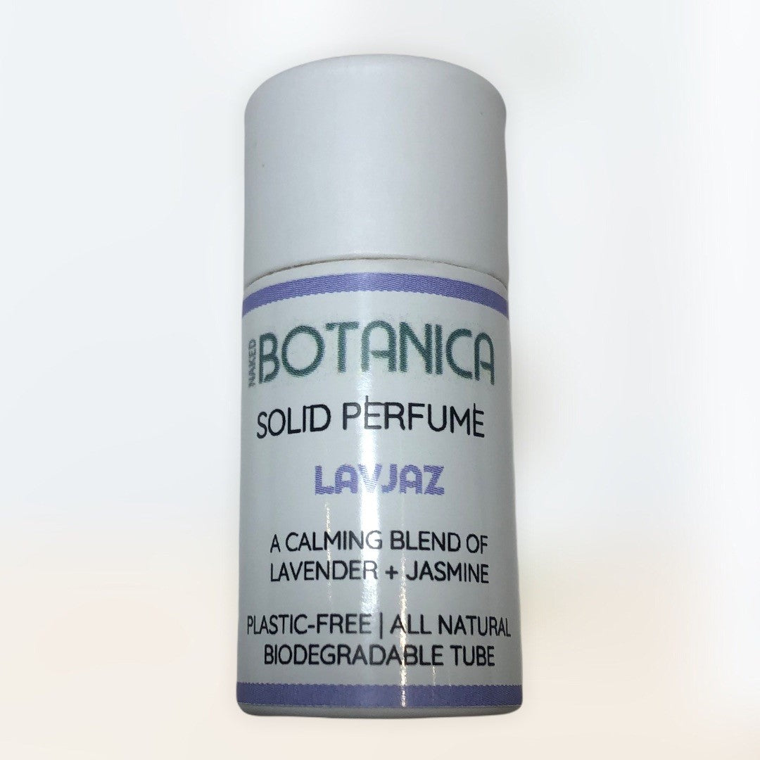 Vegan Natural SOLID PERFUME by Nakedeodorant. Handmade in Canada