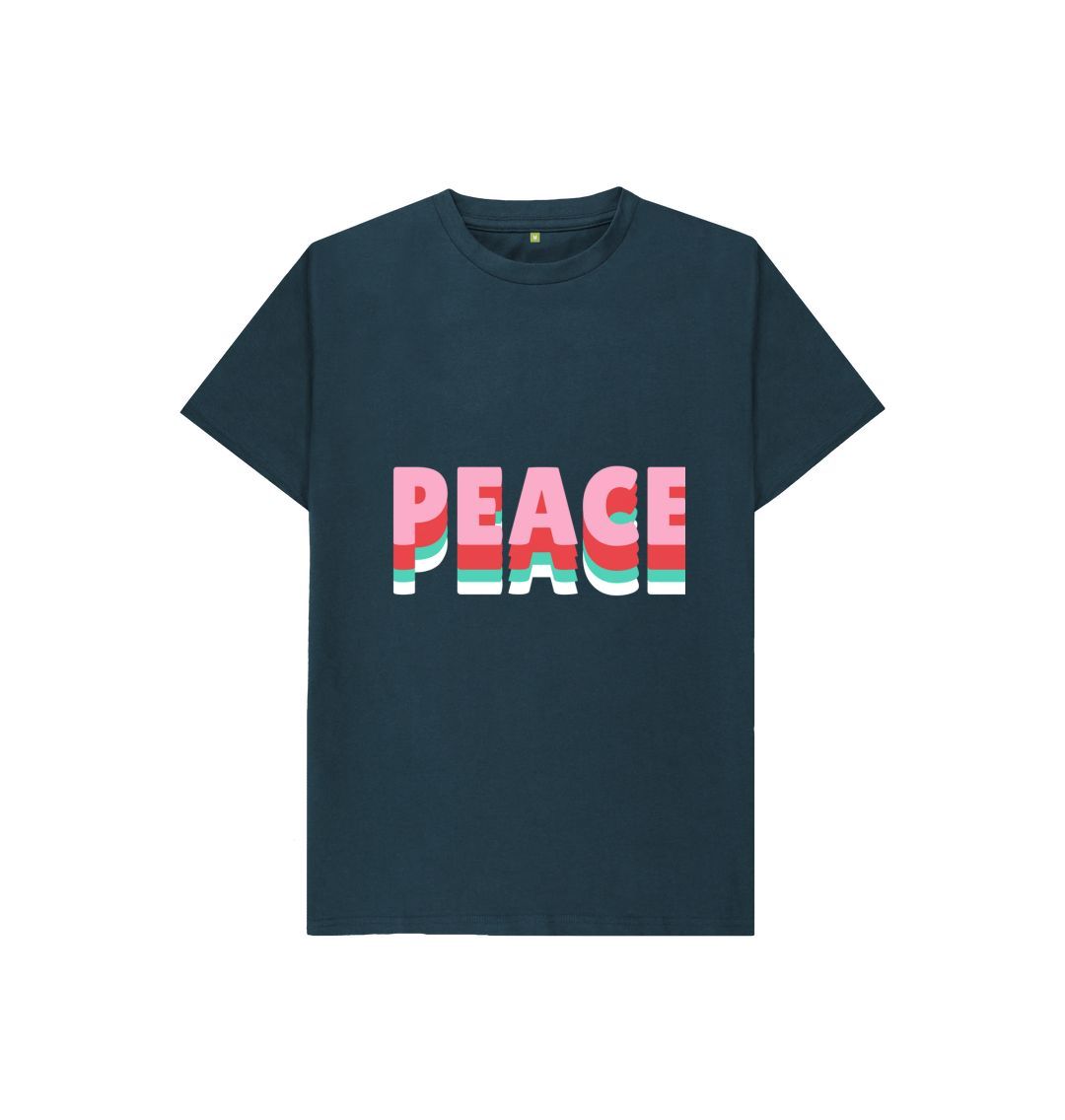 Peace T-shirt for Girls | Pink T-shirts