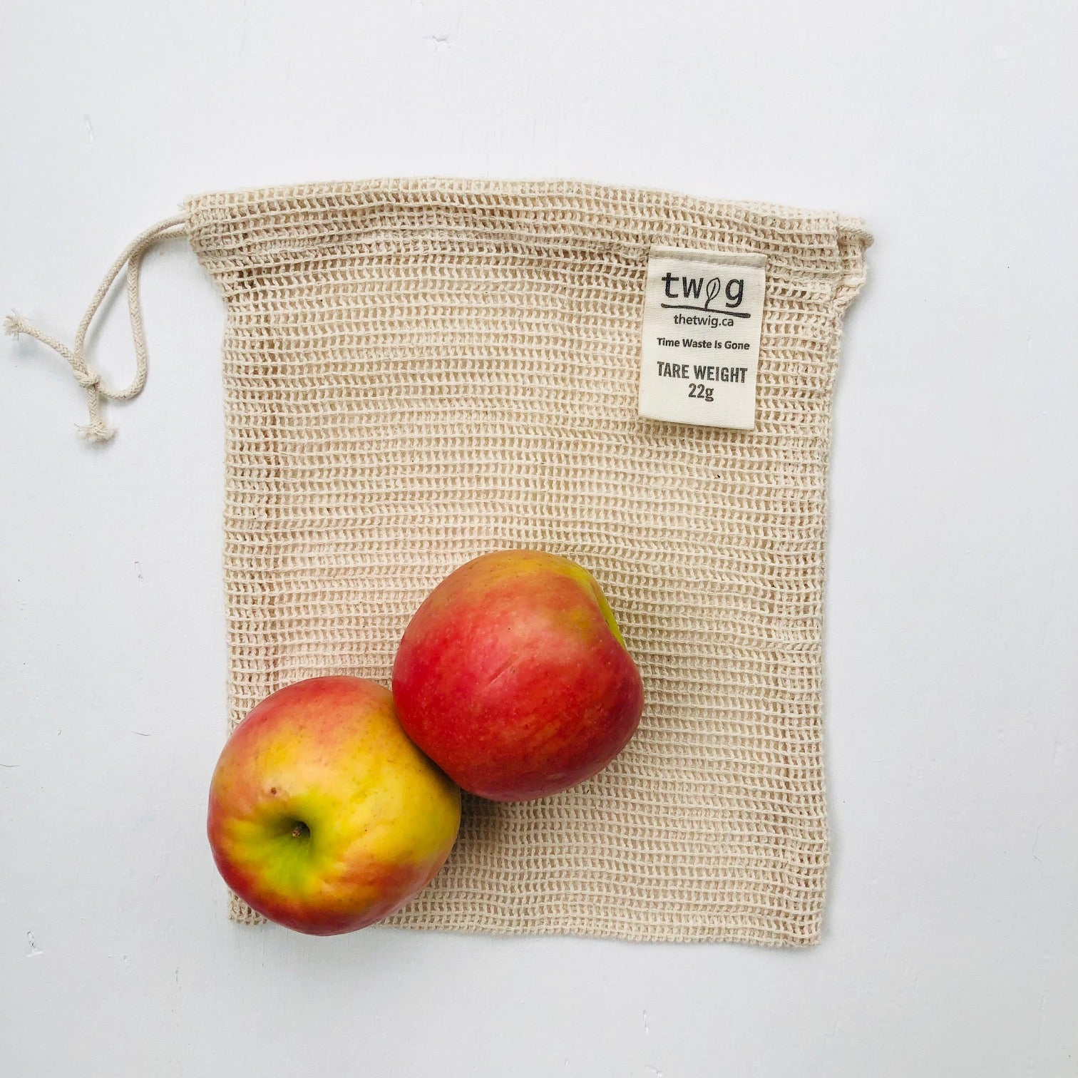 Reusable Produce Bag – Small | Plastic-Free Grocery Organic Cotton Bag