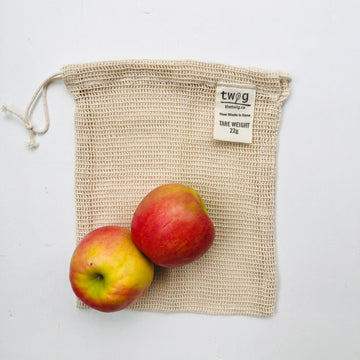 Reusable Produce Bag – Small | Plastic-Free Grocery Organic Cotton Bag