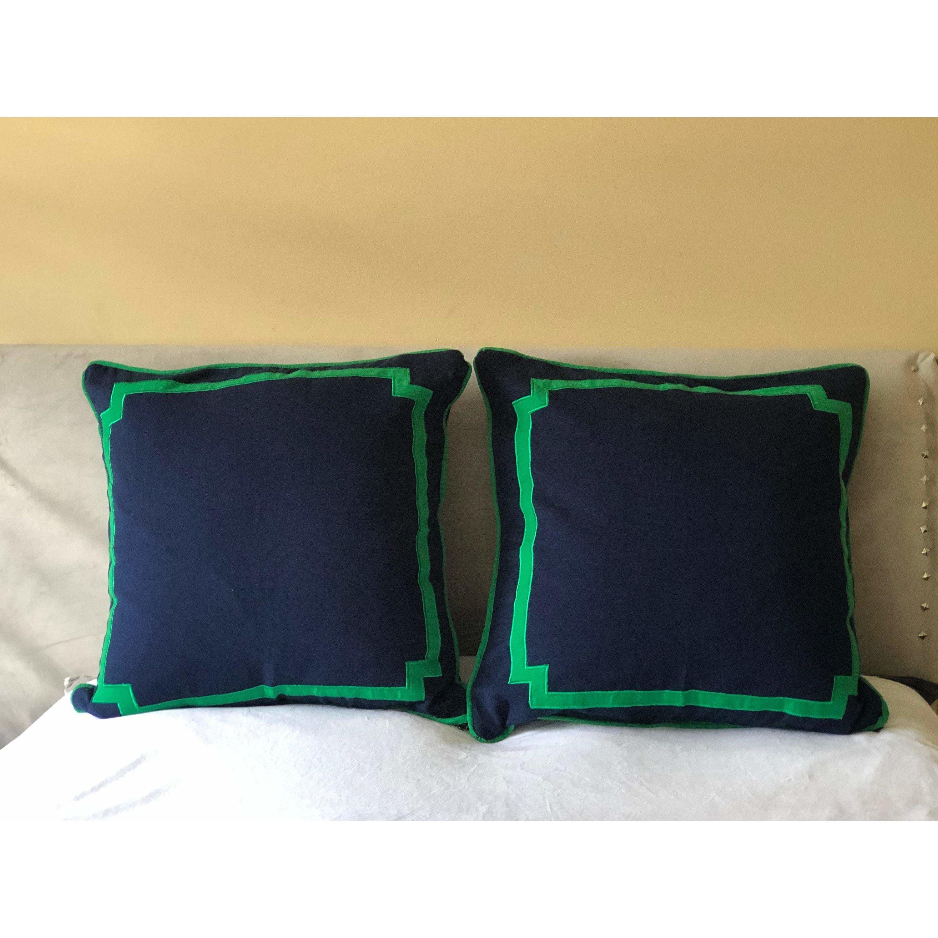 Navy Euro Sham Pillow Covers