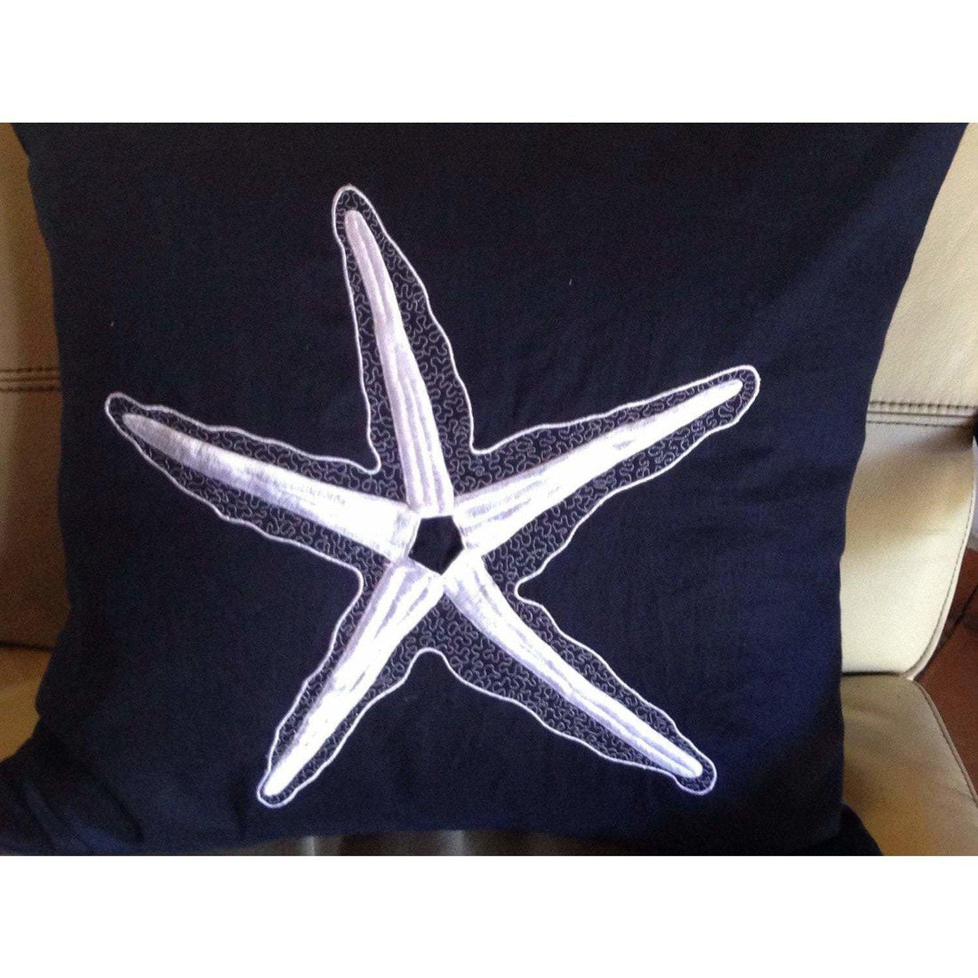 Beach Home Decor, Starfish Coastal Pillows