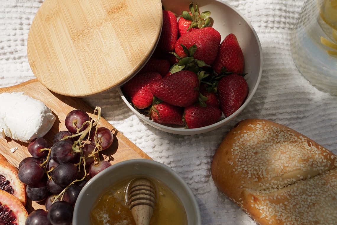 Eco-Friendly Food Storage Bowls, Plant-Based & Plastic-Free Kitchenware - Set of Two, by Husk Bowls