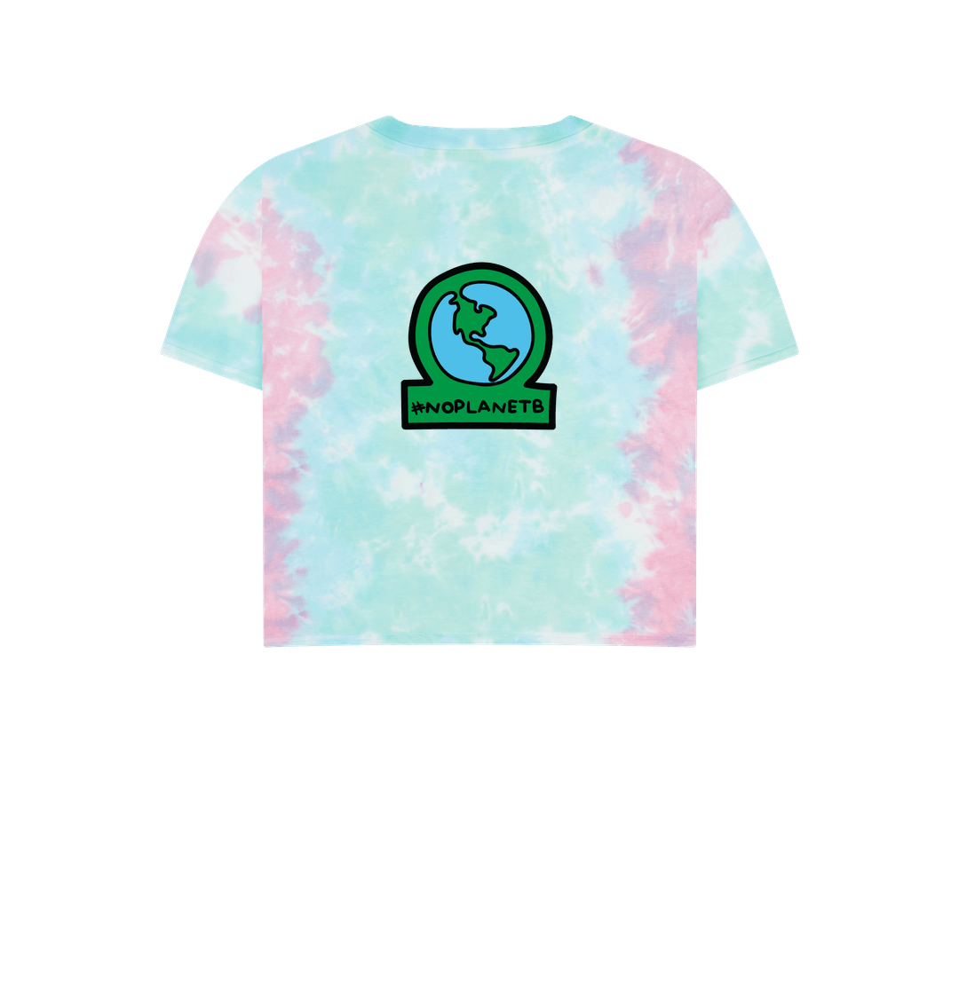 No Planet B Crop Top T-shirt | White Crop Top | Save The Earth White T-shirt | Earth Tops