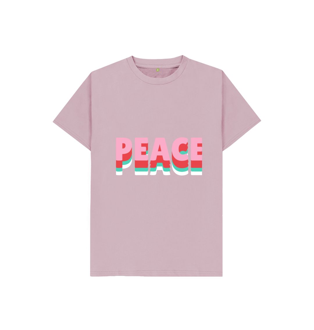 Peace T-shirt for Girls | Pink T-shirts
