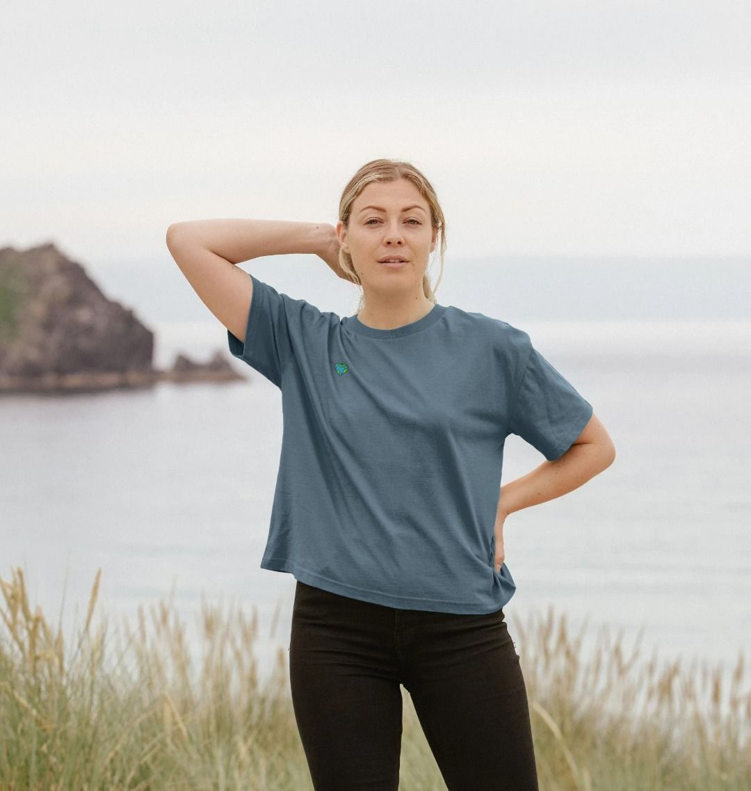 No Planet B Crop Top T-shirt | White Crop Top | Save The Earth White T-shirt | Earth Tops