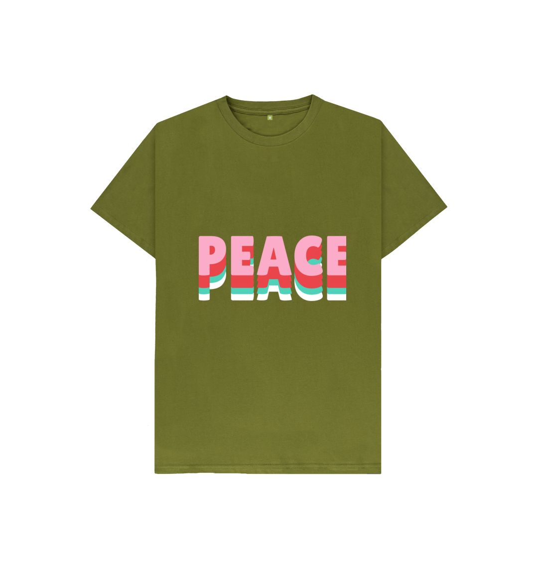 Peace T-shirt for Girls | Pink T-shirts
