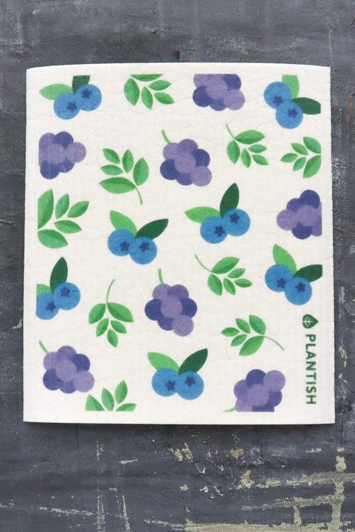 Swedish Dish Cloths | Compostable Sponge Cloths - Blueberry