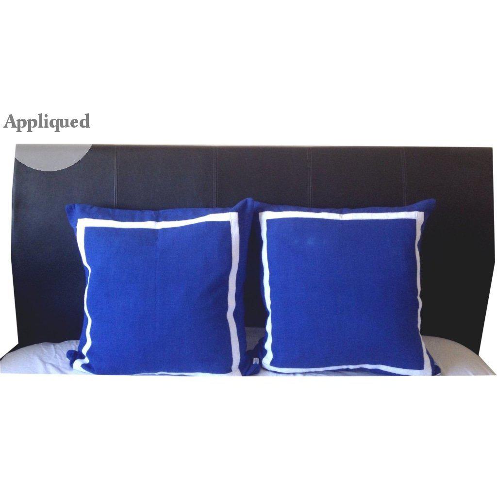 Trim Pillows, Bedroom Pillows, Blue throw Pillows
