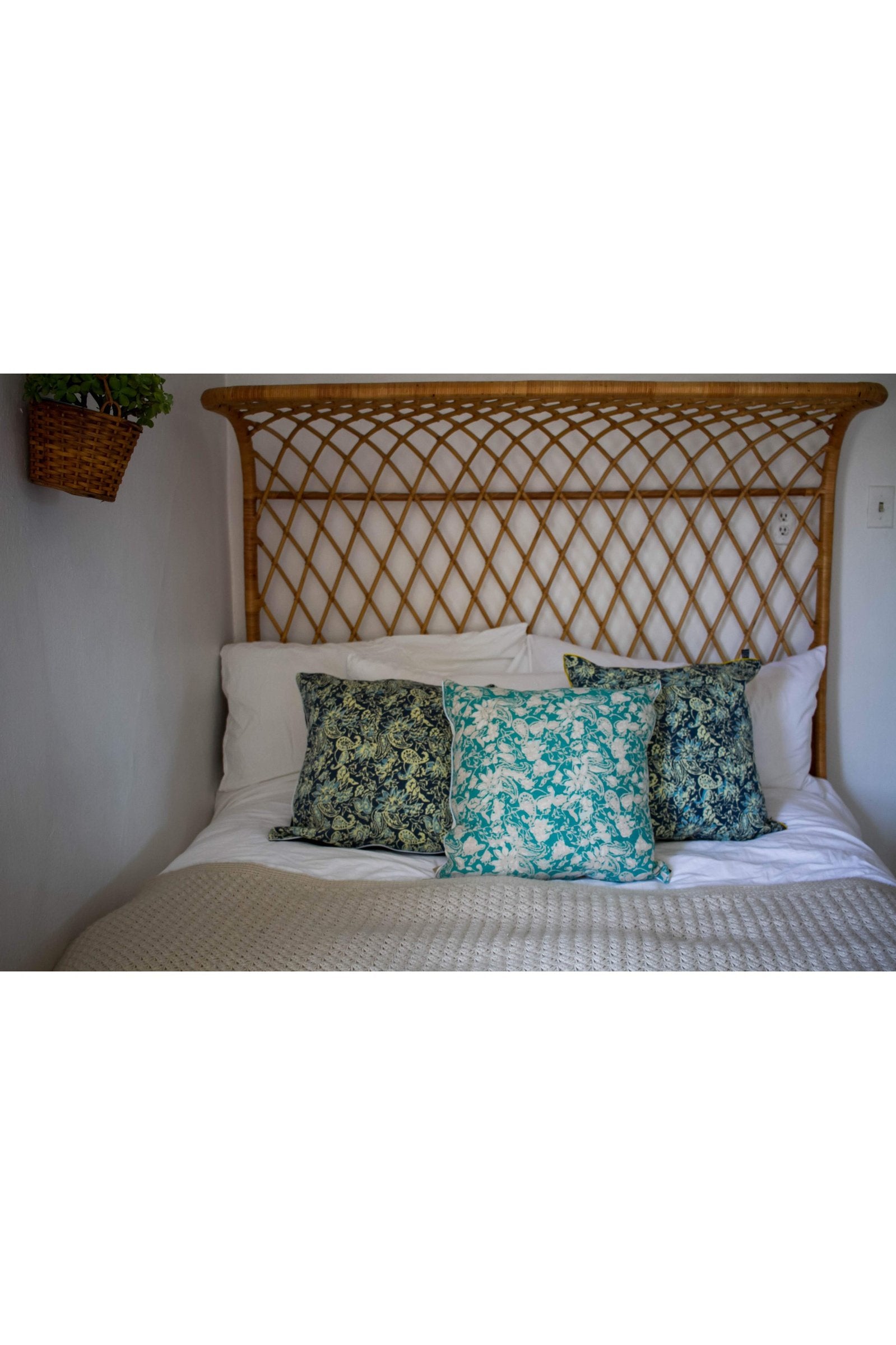 Batik Pillow | Blue and Green