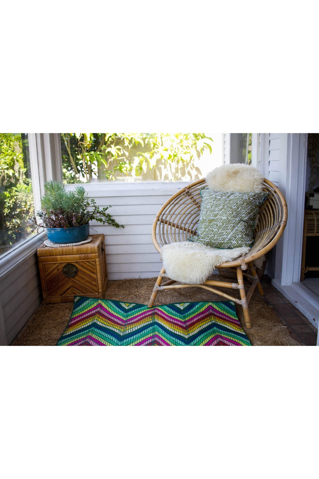 Batik Pillow | Olive Green