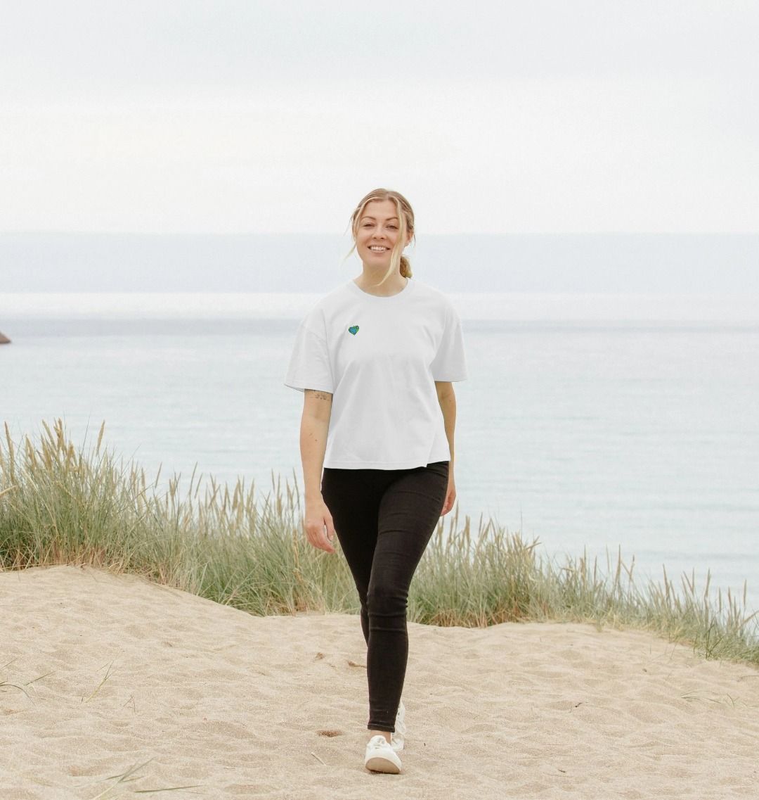 No Planet B Crop Top T-shirt | White Crop Top | Save The Earth White T-shirt | Earth Tops