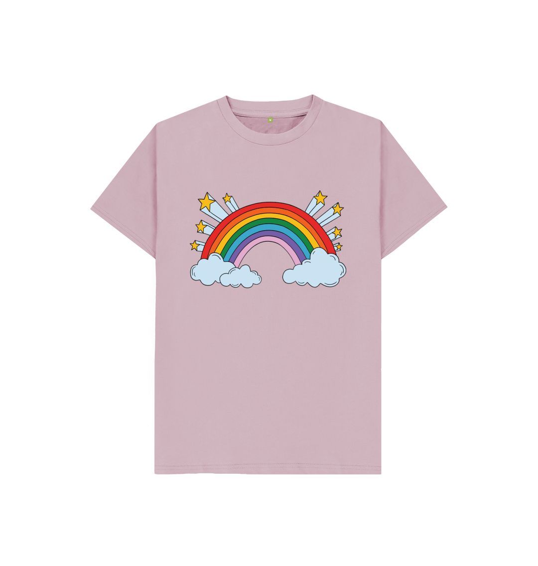 Pink T-shirt for Girls & Kids | Rainbow & Heart T-shirt