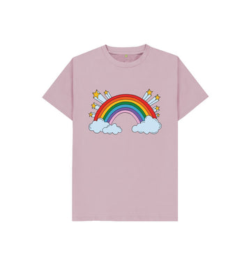 Pink T-shirt for Girls & Kids | Rainbow & Heart T-shirt