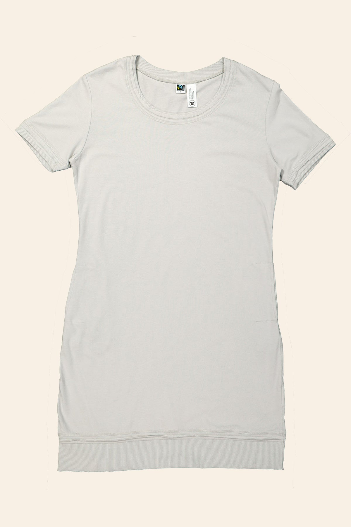 Light Gray Comfy Pocket Dress