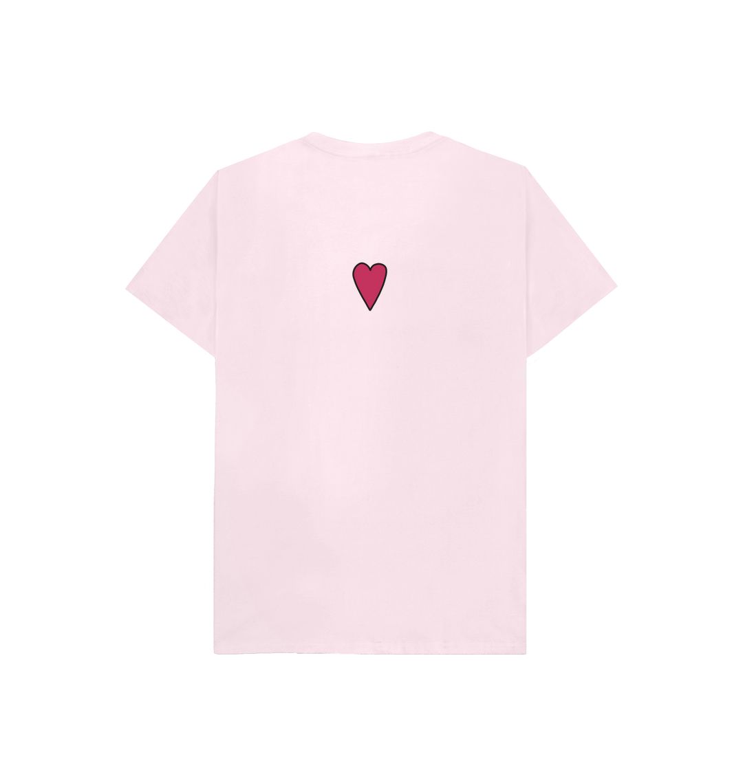 Pink T-shirt for Girls & Kids | Rainbow & Heart T-shirt
